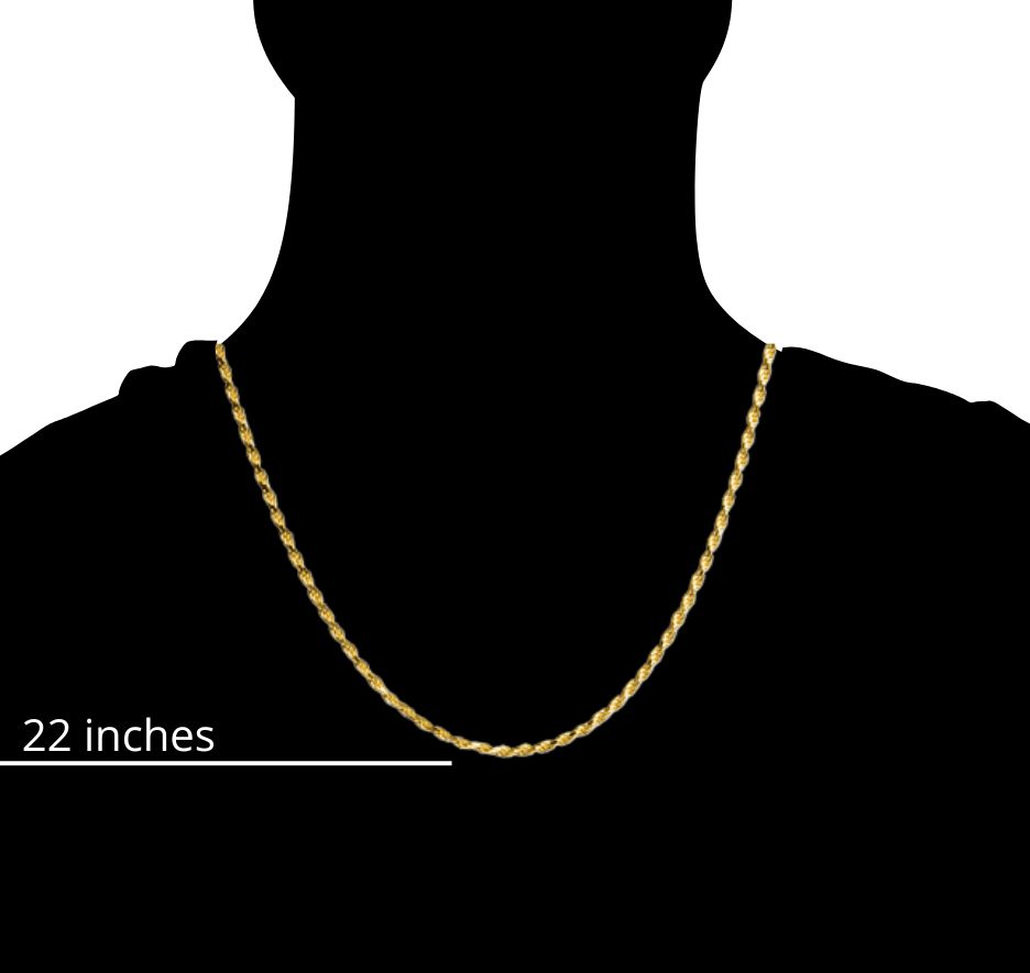 Man Necklace - Gold
